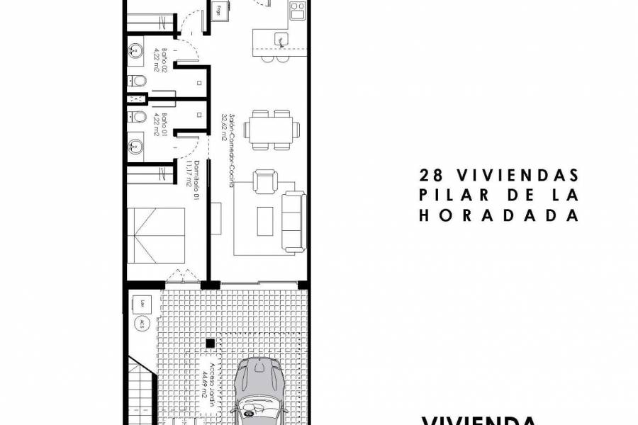 Nueva construcción  - Apartamento - Pilar de la Horadada - pueblo