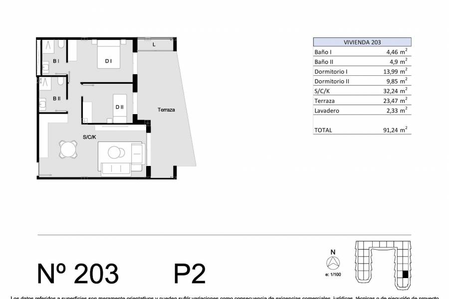 Nueva construcción  - Apartamento - San Miguel de Salinas - Pueblo