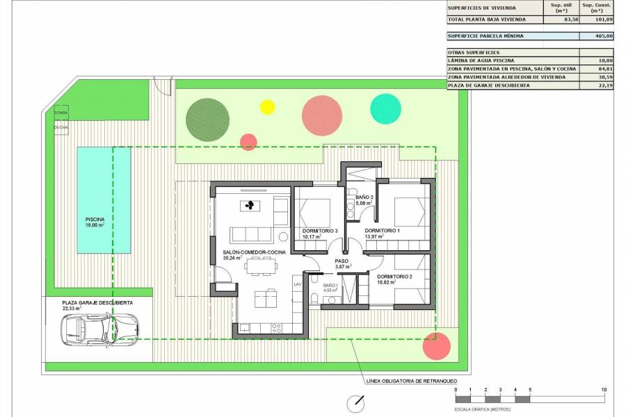 Nueva construcción  - Chalet - Hondón de las Nieves - Urbaniz. La Montañosa