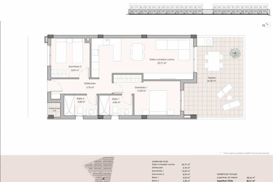 Nieuwbouw - Appartement - Pulpi - Aguilón Golf
