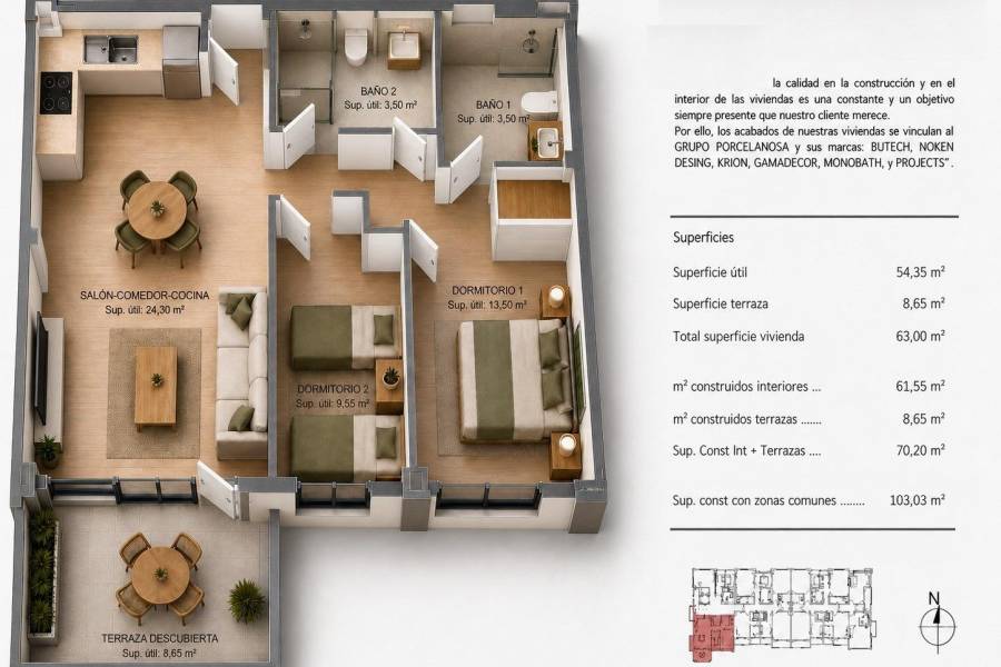 Nieuwbouw - Appartement - Villajoyosa - Cala de Finestrat
