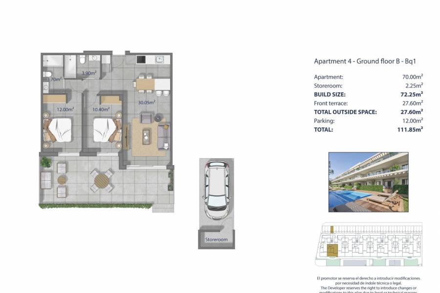 Nueva construcción  - Apartamento - Los Alcázares - Los Narejos