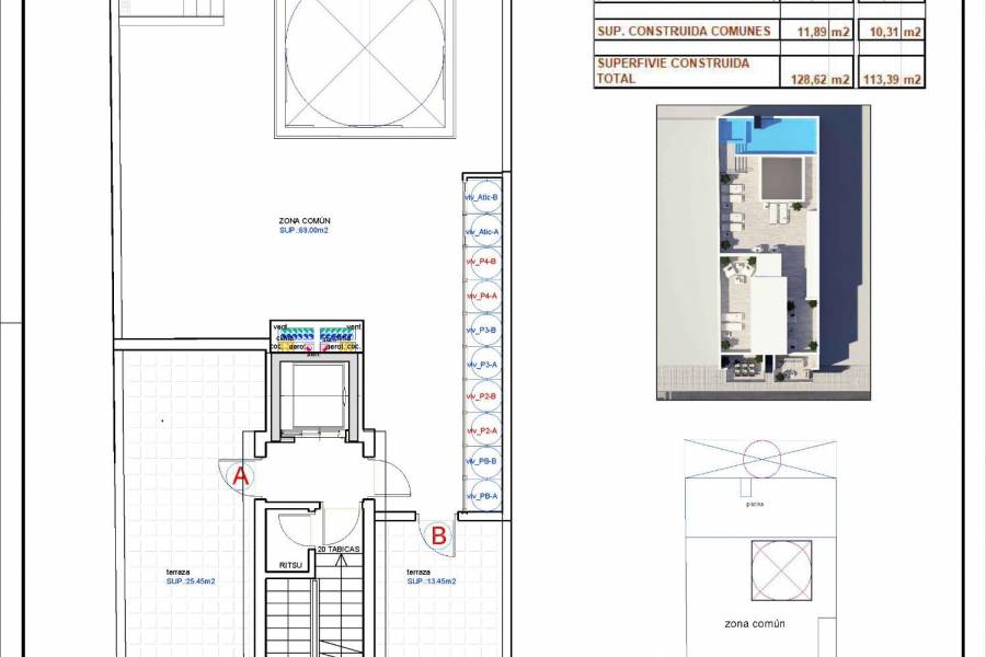 Nieuwbouw - Penthouse - Torrevieja - Playa del Cura