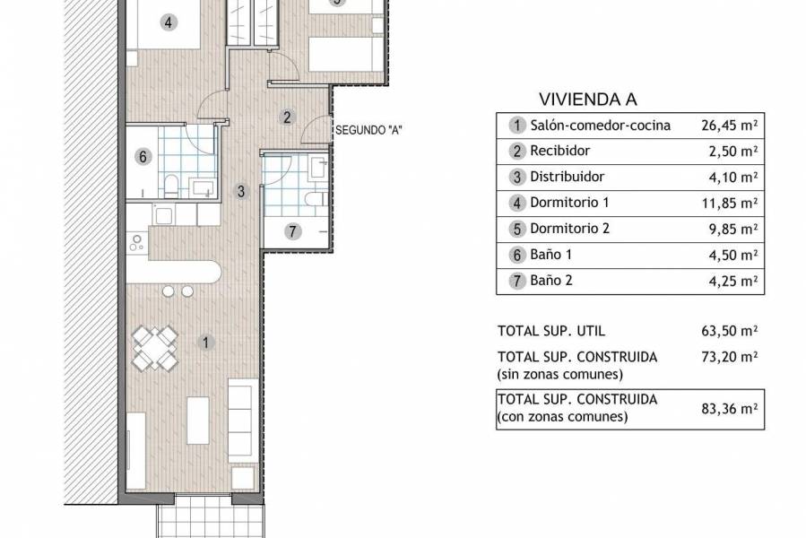 Nueva construcción  - Atico - Puerto de Mazarron - Playa del Puerto