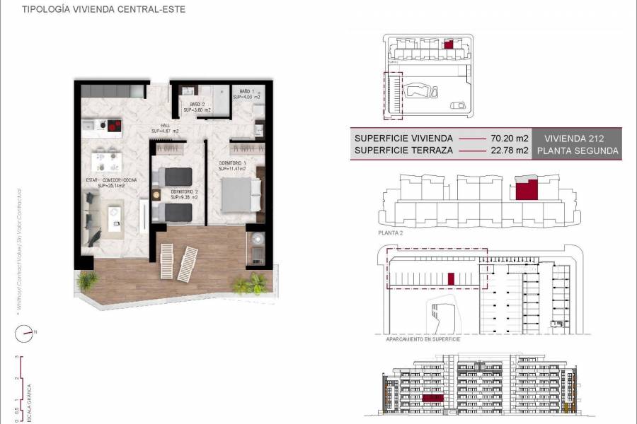 Nueva construcción  - Apartamento - San Miguel de Salinas - Pueblo