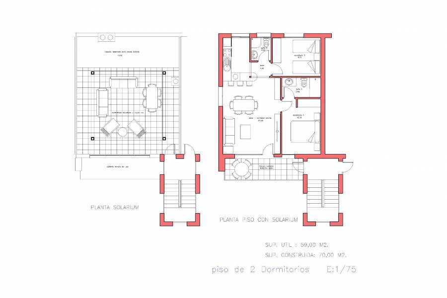 Nieuwbouw - Appartement - Fuente Álamo - La Pinilla