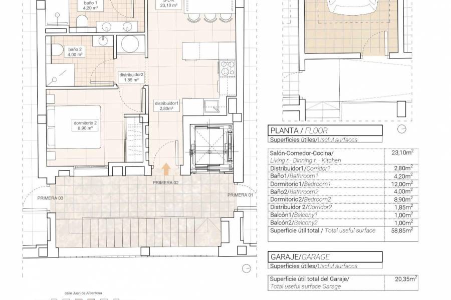 Nueva construcción  - Apartamento - Hondón de las Nieves - Pueblo