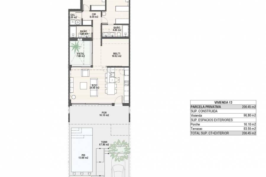 Nieuwbouw - Appartement - Pilar de la Horadada - pueblo