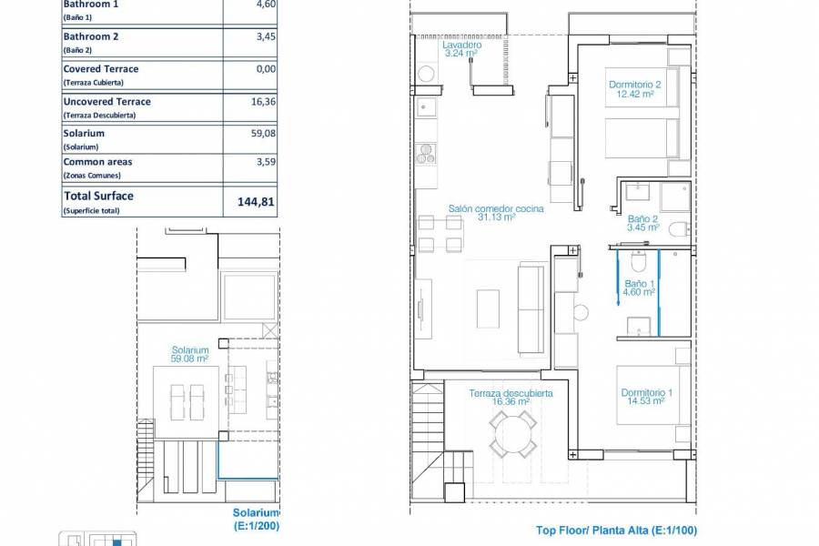 Nieuwbouw - Penthouse - Pilar de la Horadada - Playa de las Higuericas