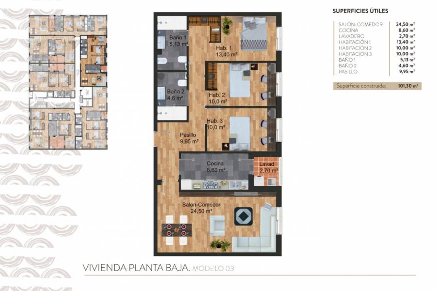 New Build - Ground Floor - Torre Pacheco