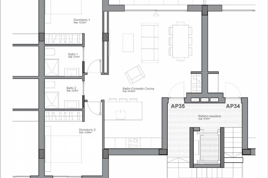 Nueva construcción  - Apartamento - Guardamar del Segura - El Raso