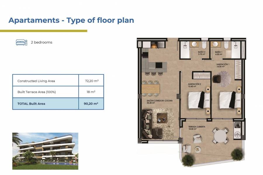 Nieuwbouw - Penthouse - Orihuela Costa - Punta Prima