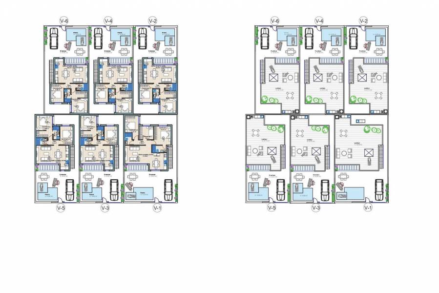 Nieuwbouw - Detached - Torre Pacheco - Torrepacheco