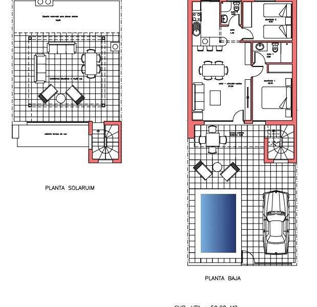 Nieuwbouw - Townhouse - Fuente Álamo - La Pinilla