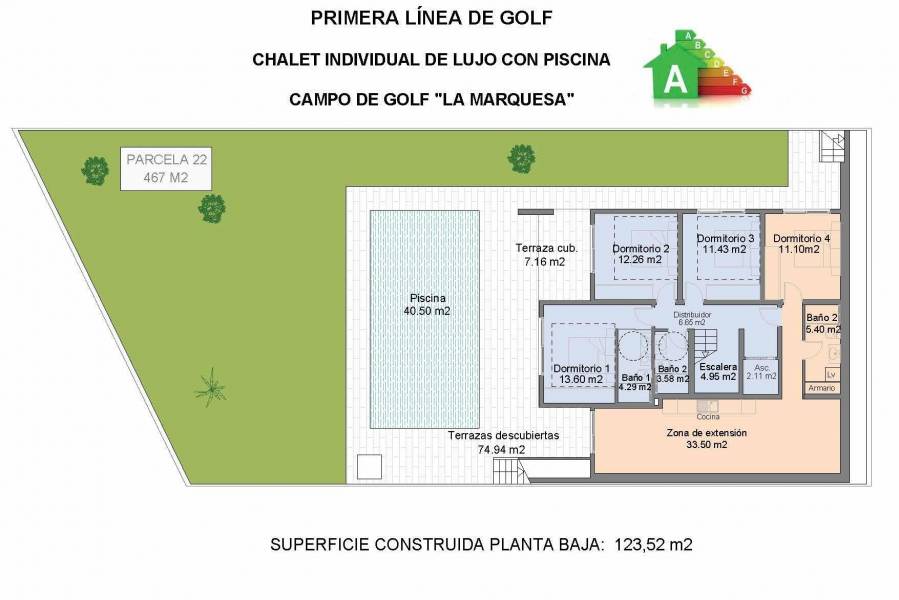 Nueva construcción  - Chalet - Rojales - Golf La Marquesa (Ciudad Quesada)