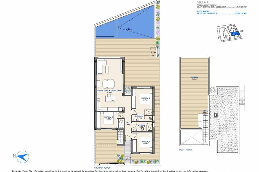 Nueva construcción  - Chalet - Los Alcázares - Serena Golf