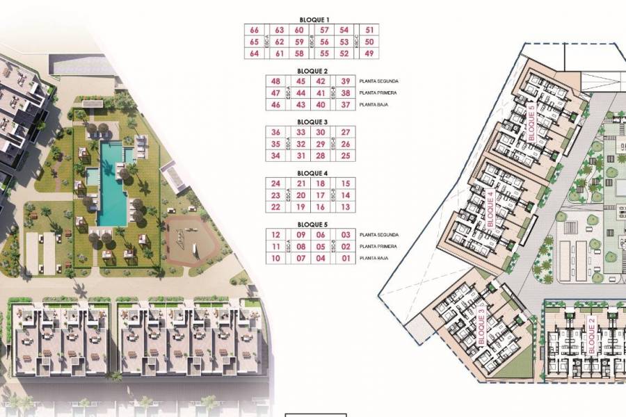 New Build - Apartment - Los Alcázares - Serena Golf