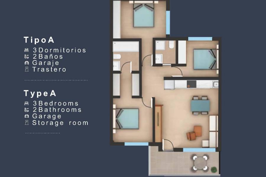 Nueva construcción  - Apartamento - San Pedro del Pinatar - Los Pinos