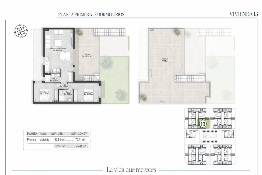 Nueva construcción  - Apartamento - Alhama de Murcia - Condado de Alhama