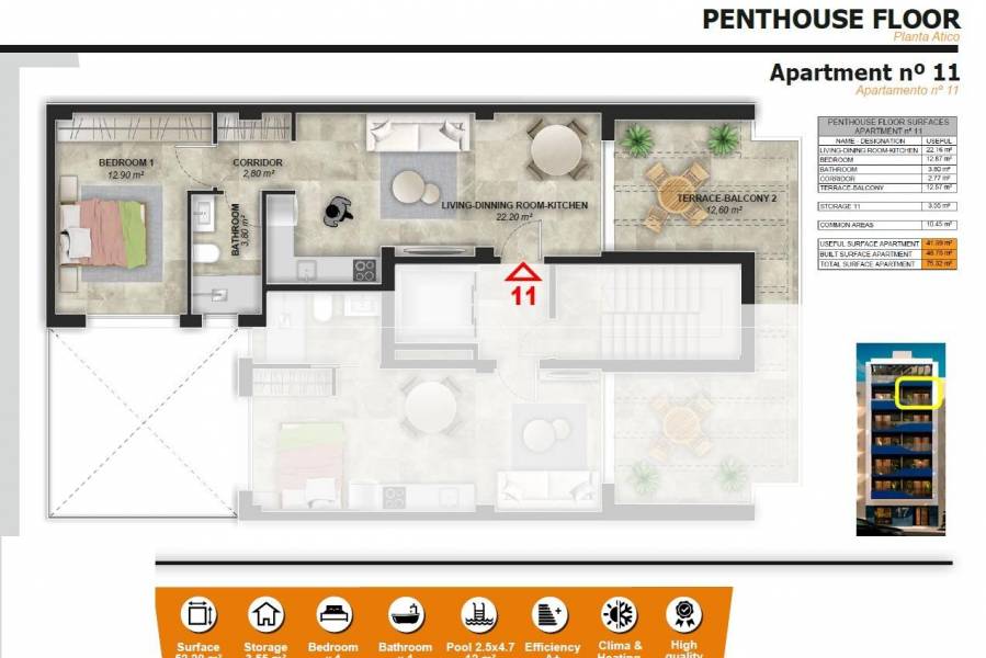 Nueva construcción  - Atico - Torrevieja - Playa del Acequión