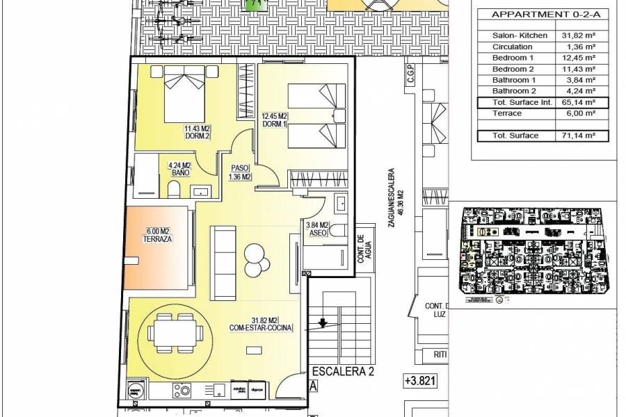 Nieuwbouw - Appartement - San Miguel de Salinas - Pueblo