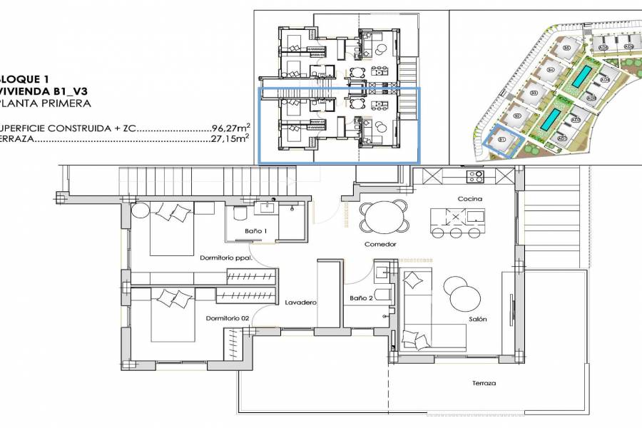 Nieuwbouw - Appartement - Torre Pacheco - Santa Rosalia Lake And Life Resort