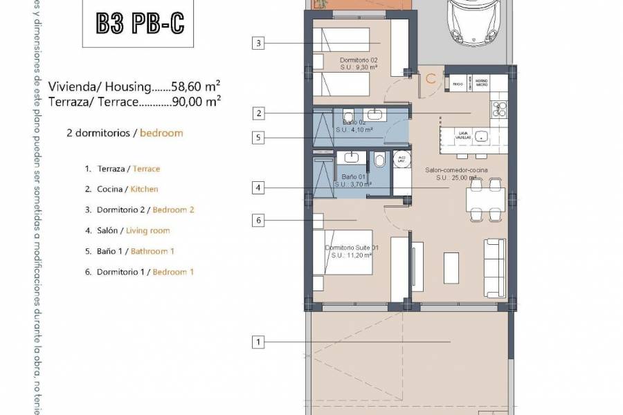 Nueva construcción  - Apartamento - Los Alcázares - Serena Golf