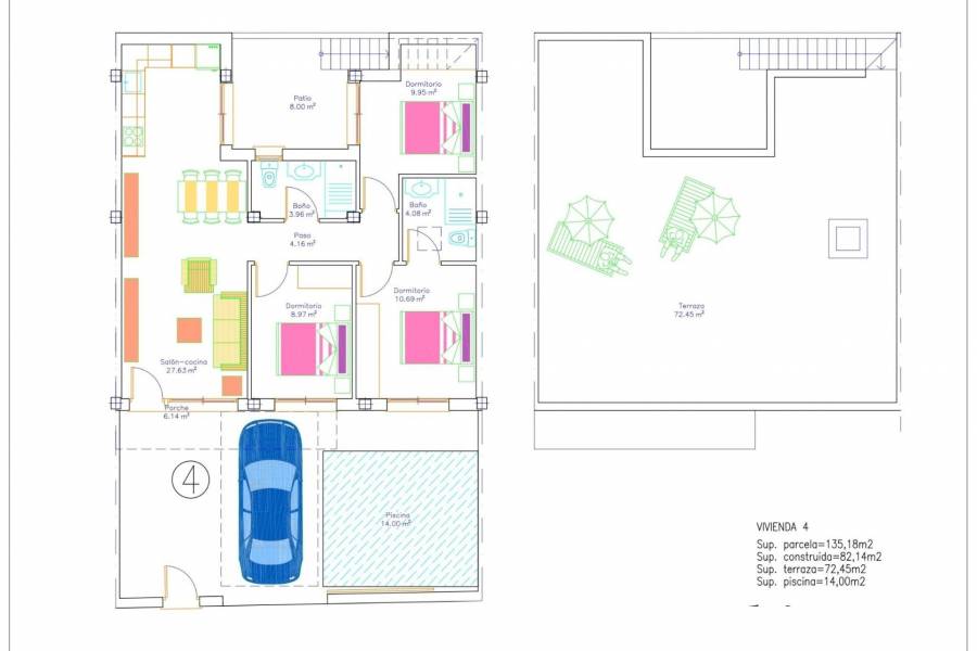 Nieuwbouw - Townhouse - Avileses
