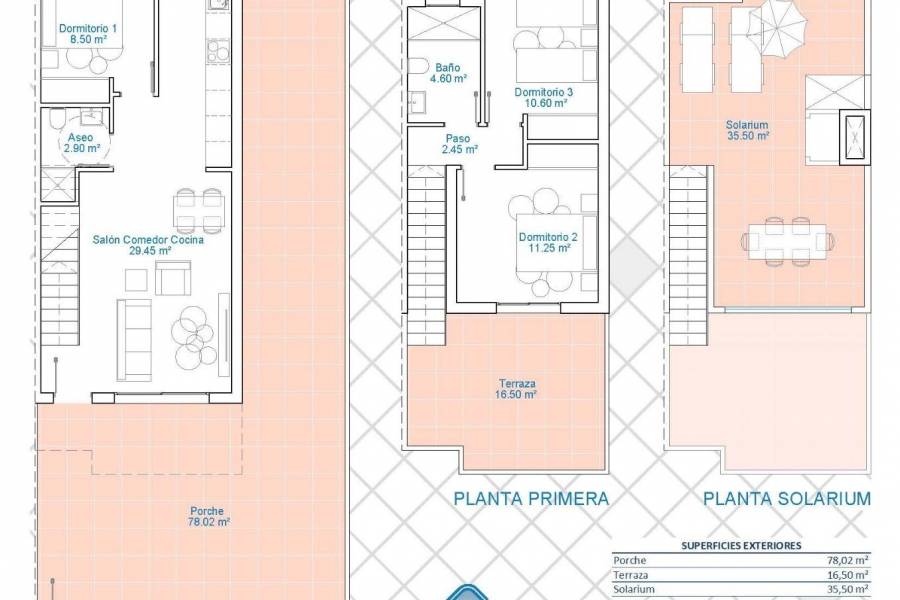 Nueva construcción  - Chalet - Pilar de la Horadada - Lo Monte