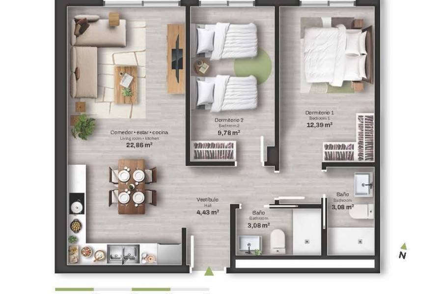 Nueva construcción  - Atico - Mojacar - Descargador