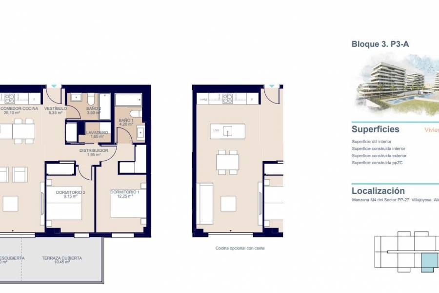 Nueva construcción  - Apartamento - Villajoyosa - Playa del Torres