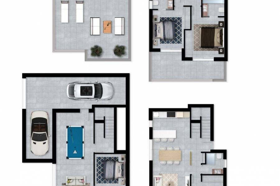 Nieuwbouw - Detached - La Nucía - Urb. Don Mar