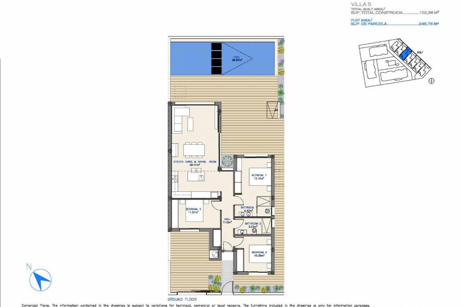Nieuwbouw - Detached - Los Alcázares - Serena Golf