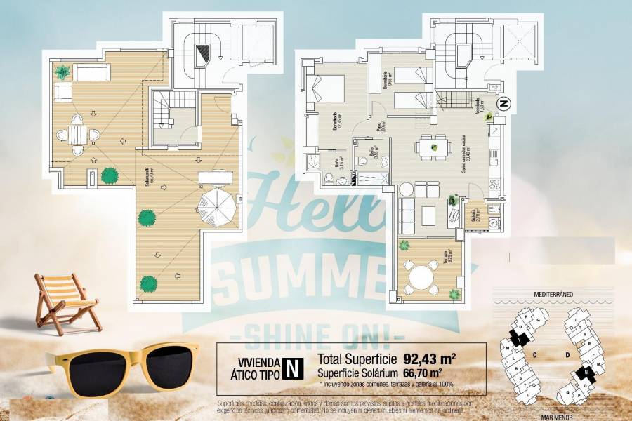 Nueva construcción  - Atico - La Manga del Mar Menor