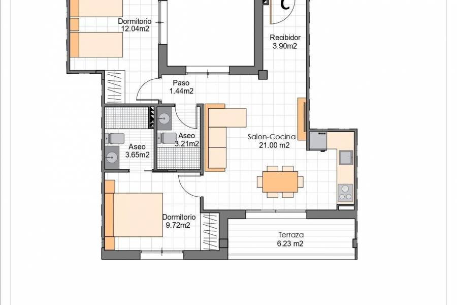 Nieuwbouw - Penthouse - San Pedro del Pinatar - San Javier