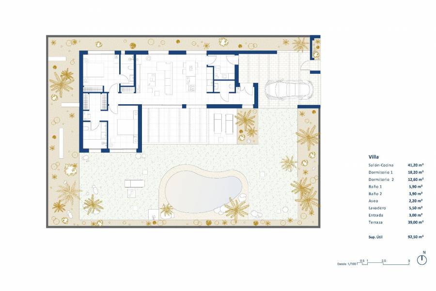 Nieuwbouw - Detached - Baños y Mendigo - Altaona Golf and Country Village