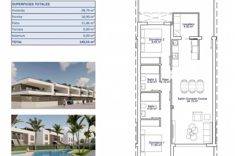 New Build - Apartment - Pilar de la Horadada - pueblo