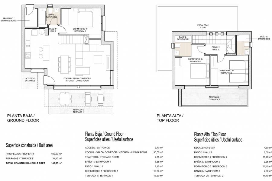 Nieuwbouw - Detached - Orihuela - Vistabella Golf