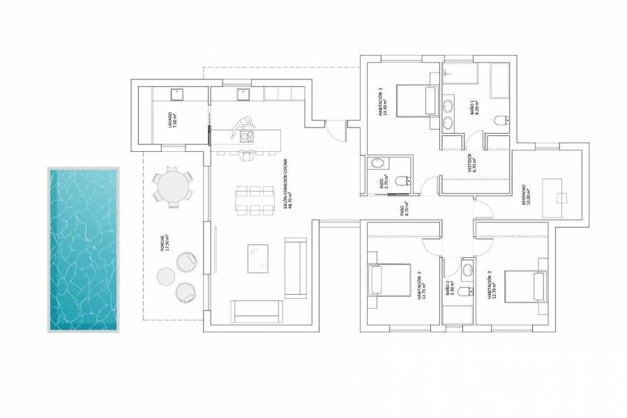 Nueva construcción  - Chalet - Monforte del Cid - La Capitana