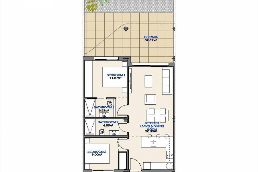 Nieuwbouw - Appartement - Los Alcázares - Serena Golf