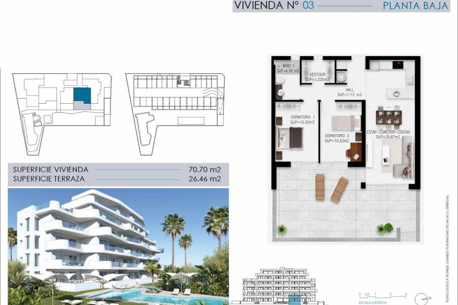 Nueva construcción  - Apartamento - Pilar de la Horadada - Mil Palmeras