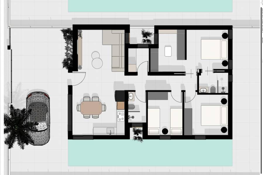 Nueva construcción  - Chalet - Benijofar - Urb. Monteazul