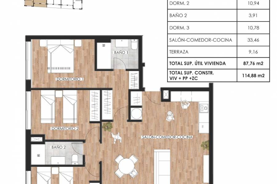 Nieuwbouw - Appartement - Torrevieja - Parque de las Naciones