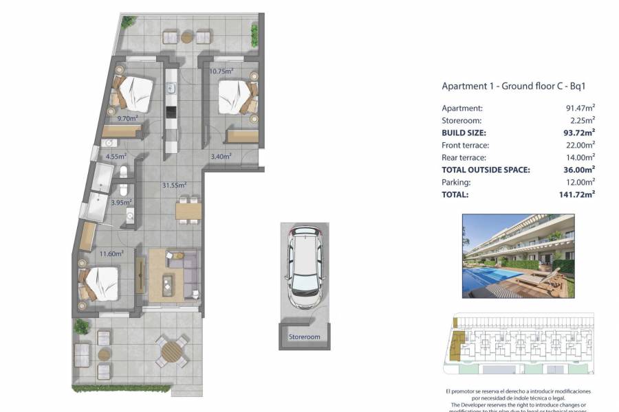 Nueva construcción  - Apartamento - Los Alcázares - Los Narejos