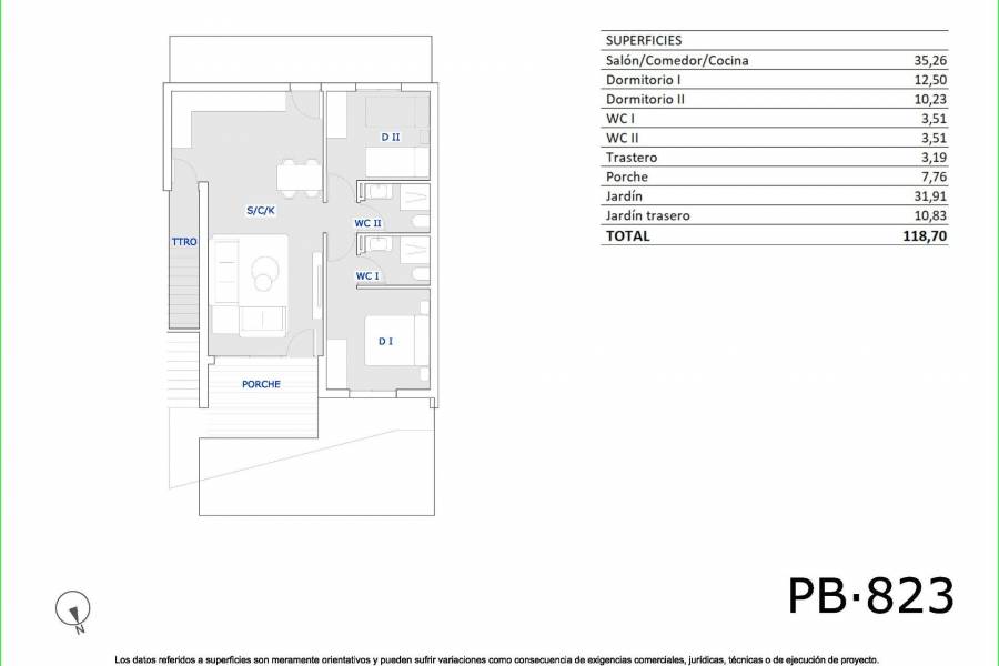 Nueva construcción  - Apartamento - San Miguel de Salinas - Pueblo
