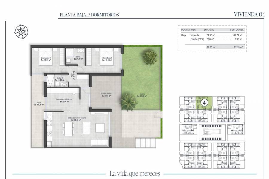 Nueva construcción  - Apartamento - Alhama de Murcia - Condado de Alhama