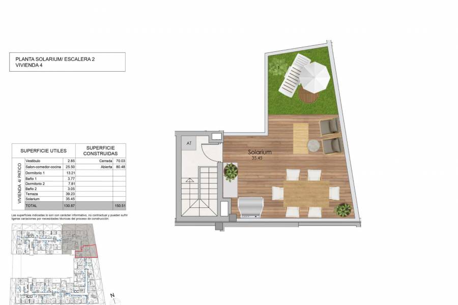 Nueva construcción  - Atico - Santa Pola - Eroski