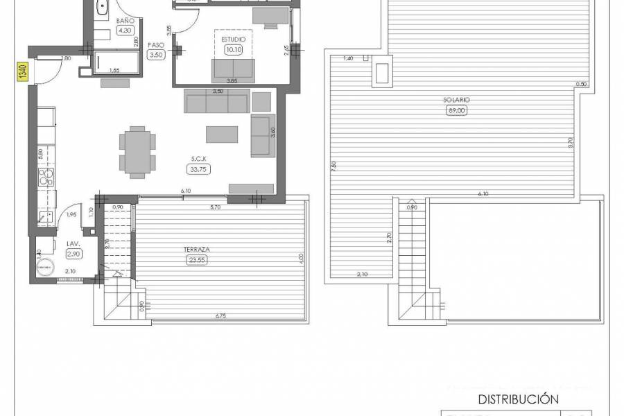Nueva construcción  - Apartamento - Algorfa - La Finca Golf Resort