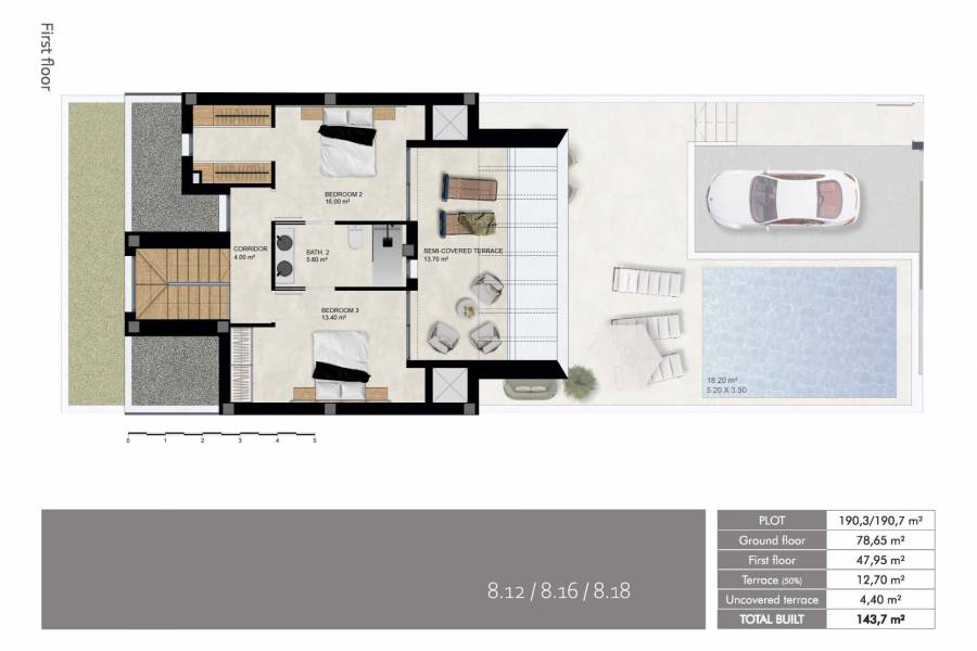 Nueva construcción  - Adosado - Los Dolores - Sector 3
