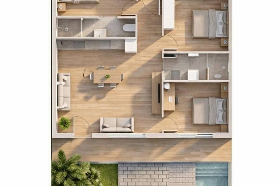 Nueva construcción  - Apartamento - Pilar de la Horadada - parques de Andromeda